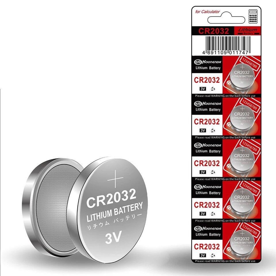 【送料無料】CR2032 5個 GN KOONENDA リチウム電池 コイン電池 ボタン電池 スマートキー リモートキー_画像1