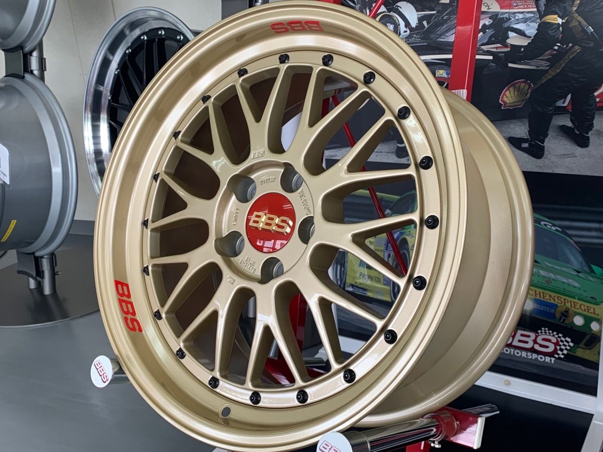 【在庫有即納可】ホンダ NSX (NA2、NA1)用 BBS LM 限定カラー GL-GL マックガード付 ポテンザS007A F17 R18インチ 1台分　新品_画像3