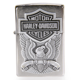 ZIPPO ハーレーダビッドソン 200HDH284 ブラッシュクローム ジッポー オイルライター_画像2