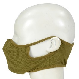 WOSPORT 保護フェイスマスク shootingmask シリコンパット入り MA-147 [ Lサイズ / タン ]_画像2