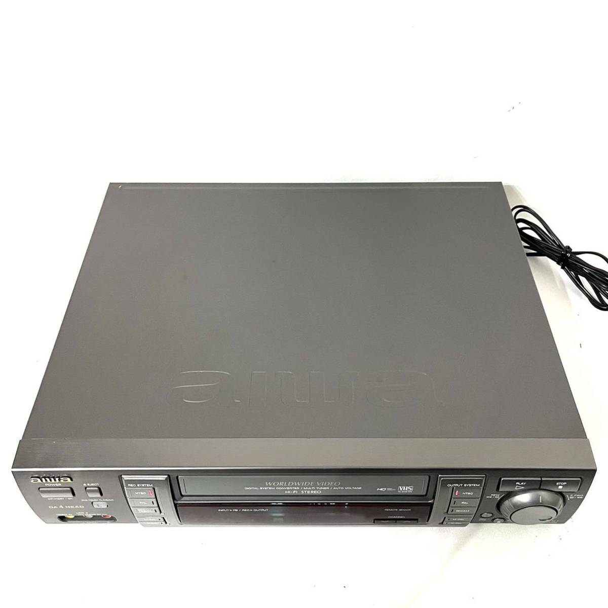 【送料込】AIWA アイワ 世界対応ビデオテーププレーヤー HV-MX100 VHSデッキ_画像4