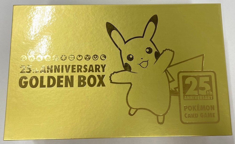 M864★ ポケモンカード ゲーム ソード＆シールド 25th ANNIVERSARY GOLDEN BOX / 中古 / 欠品あり ★