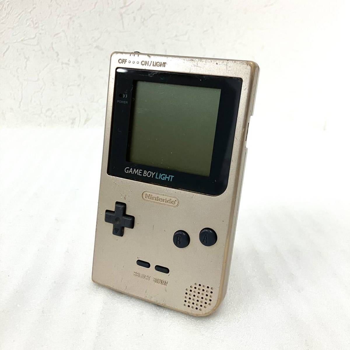 動作OK ニンテンドー ゲームボーイライト ゴールド MGB-101 Nintendo GAME BOY LIGHT 任天堂 GBL レトロゲーム ポータブルゲーム機