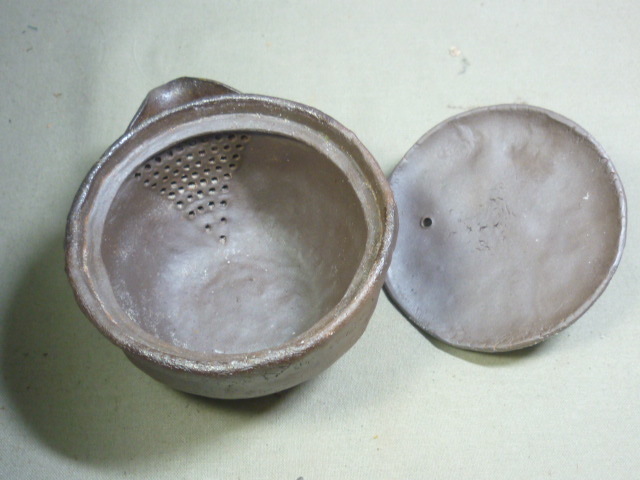 [ Bizen .* stock adjustment ] old hand Bizen handmade dragon . bin hand .. small ...:. tea utensils tea utensils 
