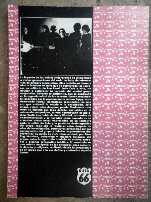 【本 + Flexi】VELVET UNDERGROUND - Feed Back【1986年スペイン】_画像3