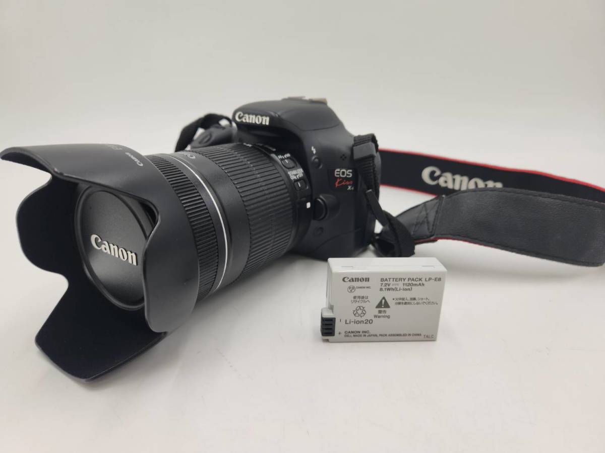 Canon キャノン EOS Kiss X4 デジタル一眼レフカメラ ボディ ZOOM LENS