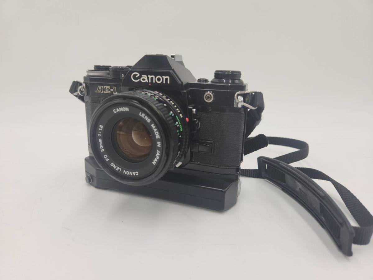 ☆コンディション良好☆ CANON キャノン AE-1 FD50mm F1.8 POWER WINDER A2 【シャッター鳴き無し】