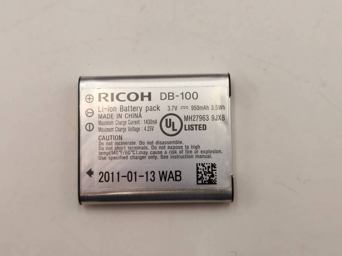 【動作未確認】RICOH CX-4 リコー デジカメ ブラック 1000万画素【ジャンク】_画像6