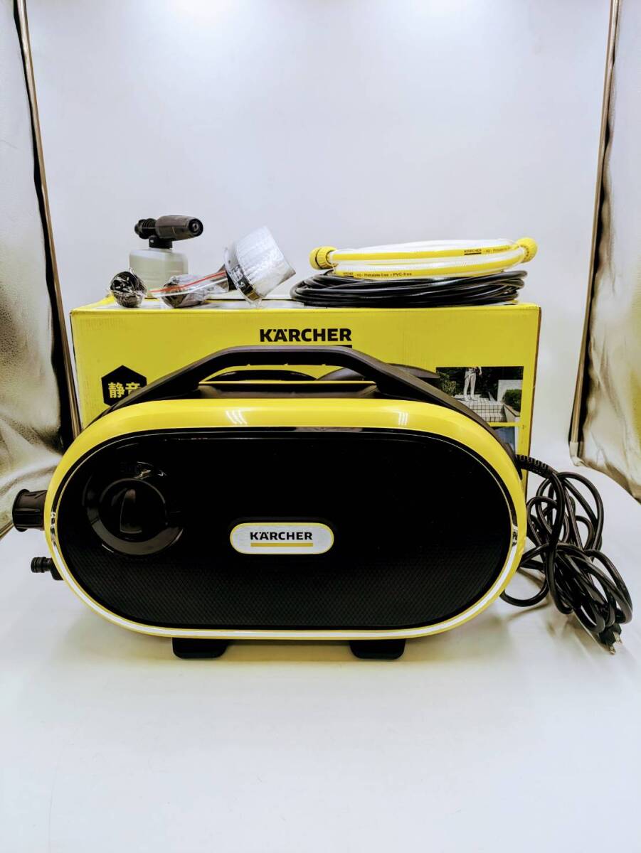 ケルヒャー KARCHER 家庭用高圧洗浄機 JTK SILENT PL サイレントプラス ジャパネットオリジナルセット 1.600-901.0 箱入り 静音 掃除用品_画像1