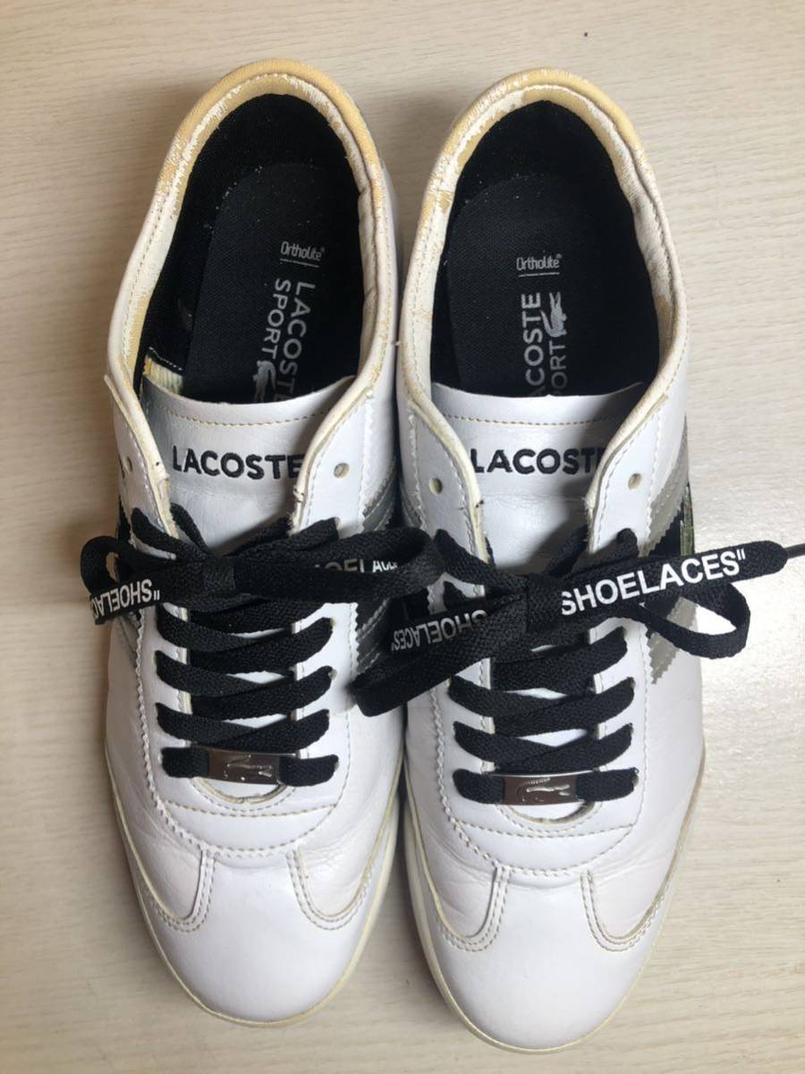 ラコステ　LACOSTE スニーカー　27㎝　中古品　古着_画像8