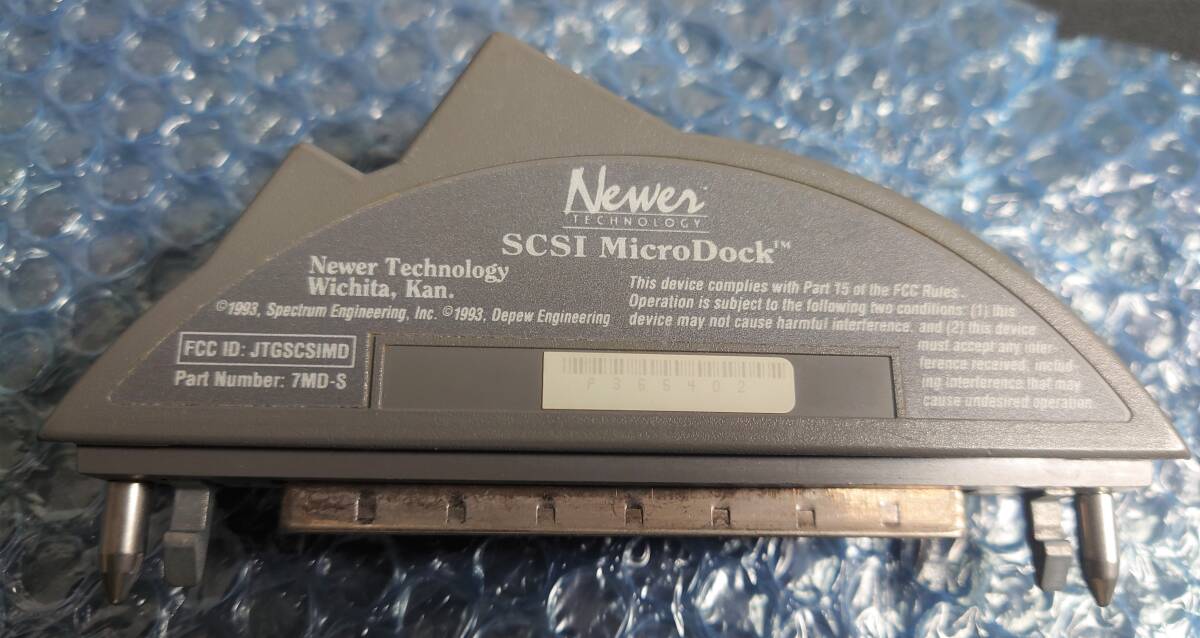 [動作未確認] 2点まとめ HDD ( Apple Computer Inc. CONNER CFN250S 240MB 2.5inch SCCI ) + SCSI MicroDock ( Newer Technolocy 7MD-S )_画像10