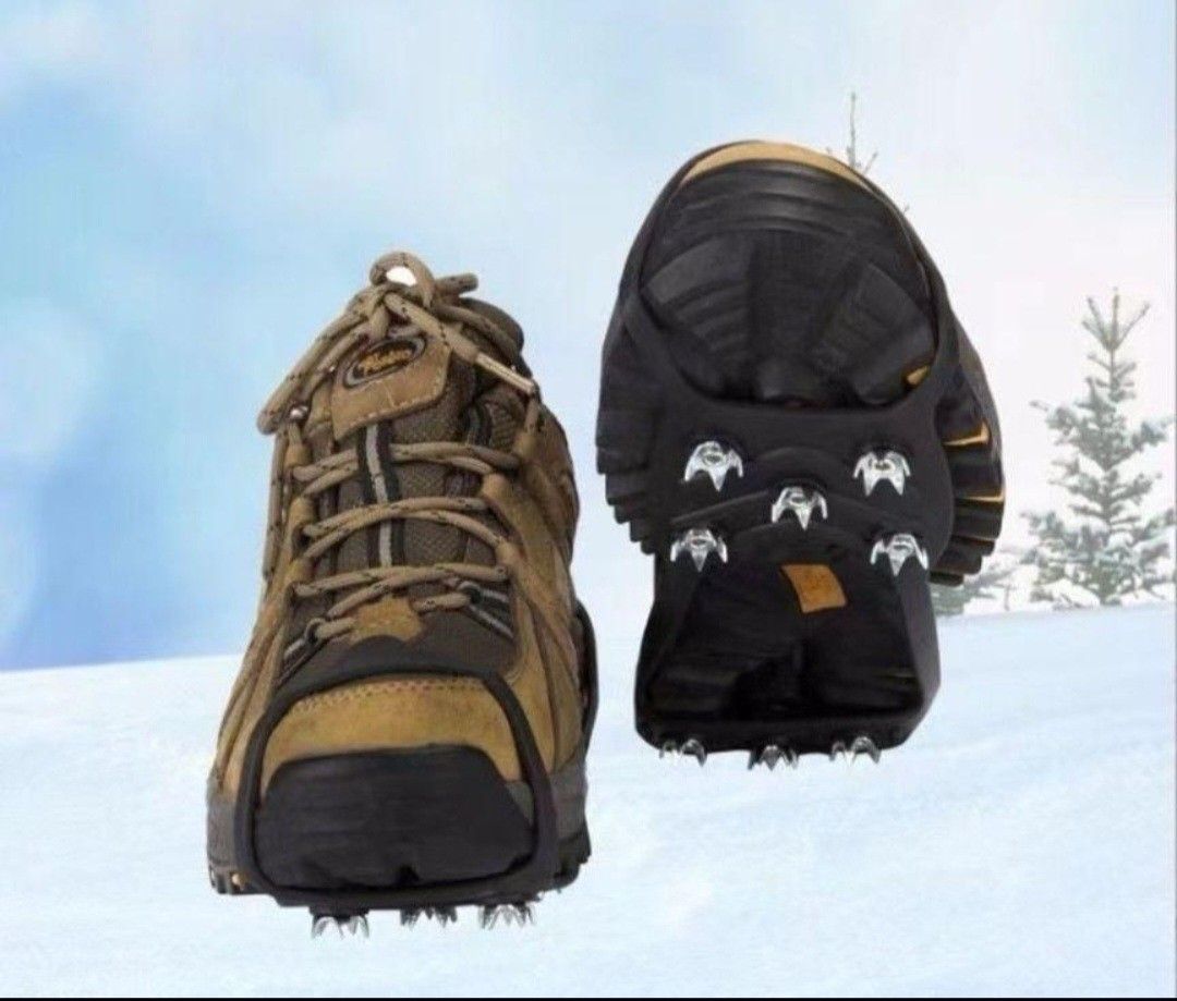 スノースパイク　アイゼン　2個セット　雪道　滑り止め　靴　装着簡単
