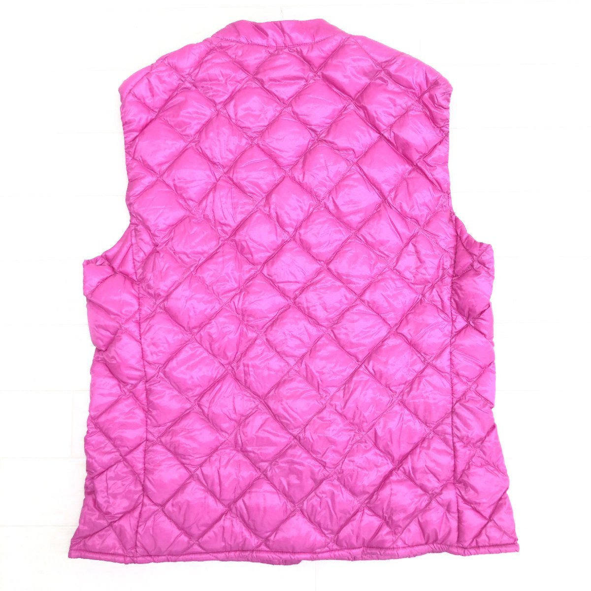 UNIQLO Uniqlo Ultra light down vest XL pink inner down jacket feather weave light weight compact LL 2L easy large 