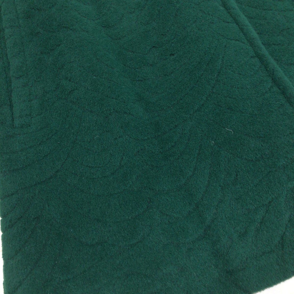 ◆Raffinata ラフィナータ デザインカット アンゴラウール スタンドカラーコート 9(M) 緑 グリーン ウールコート 日本製 女性用の画像7