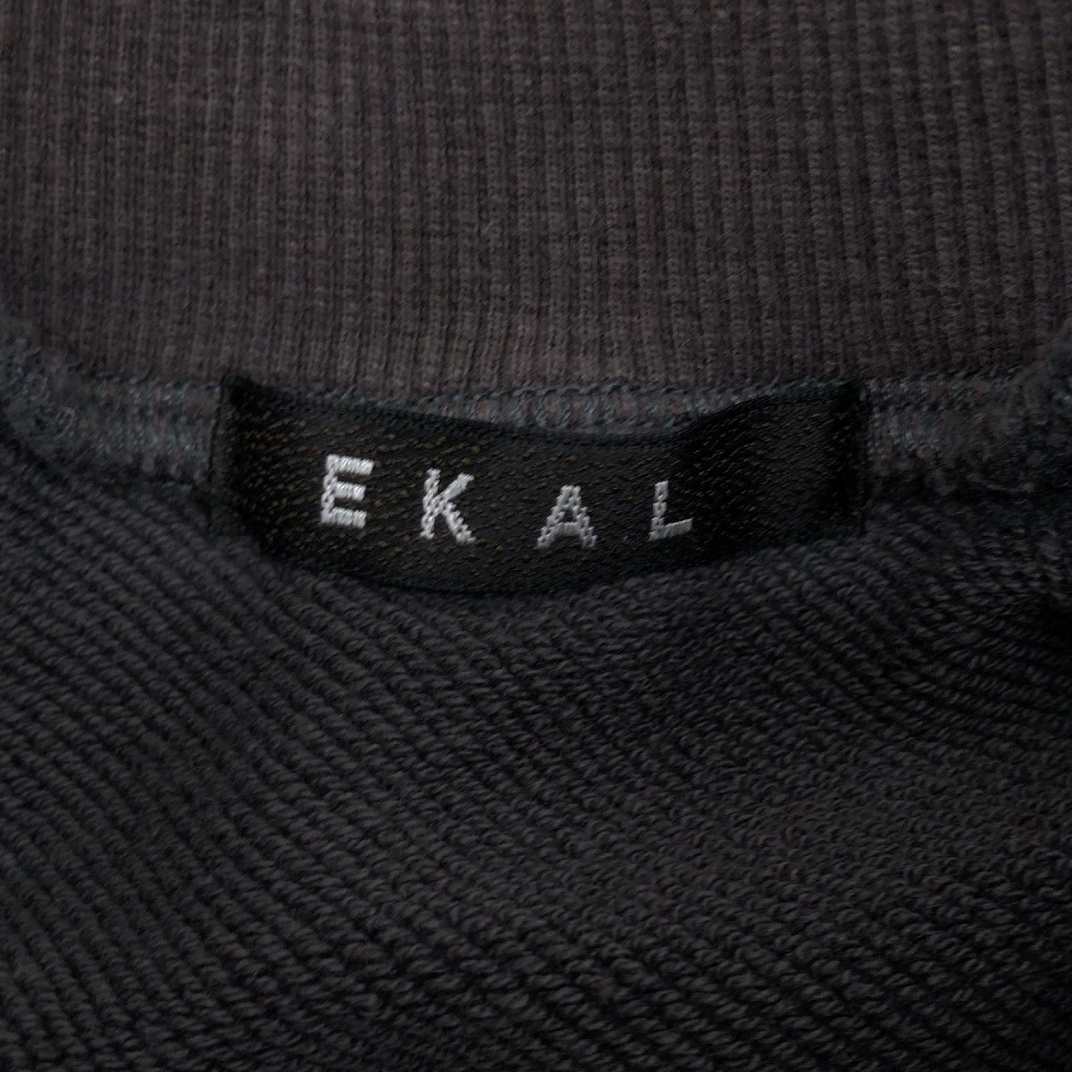 ●EKAL URBAN RESEARCH アーバンリサーチ スウェット ゆったり マキシワンピース F チャコール系 長袖 国内正規品 レディース 女性用_画像3