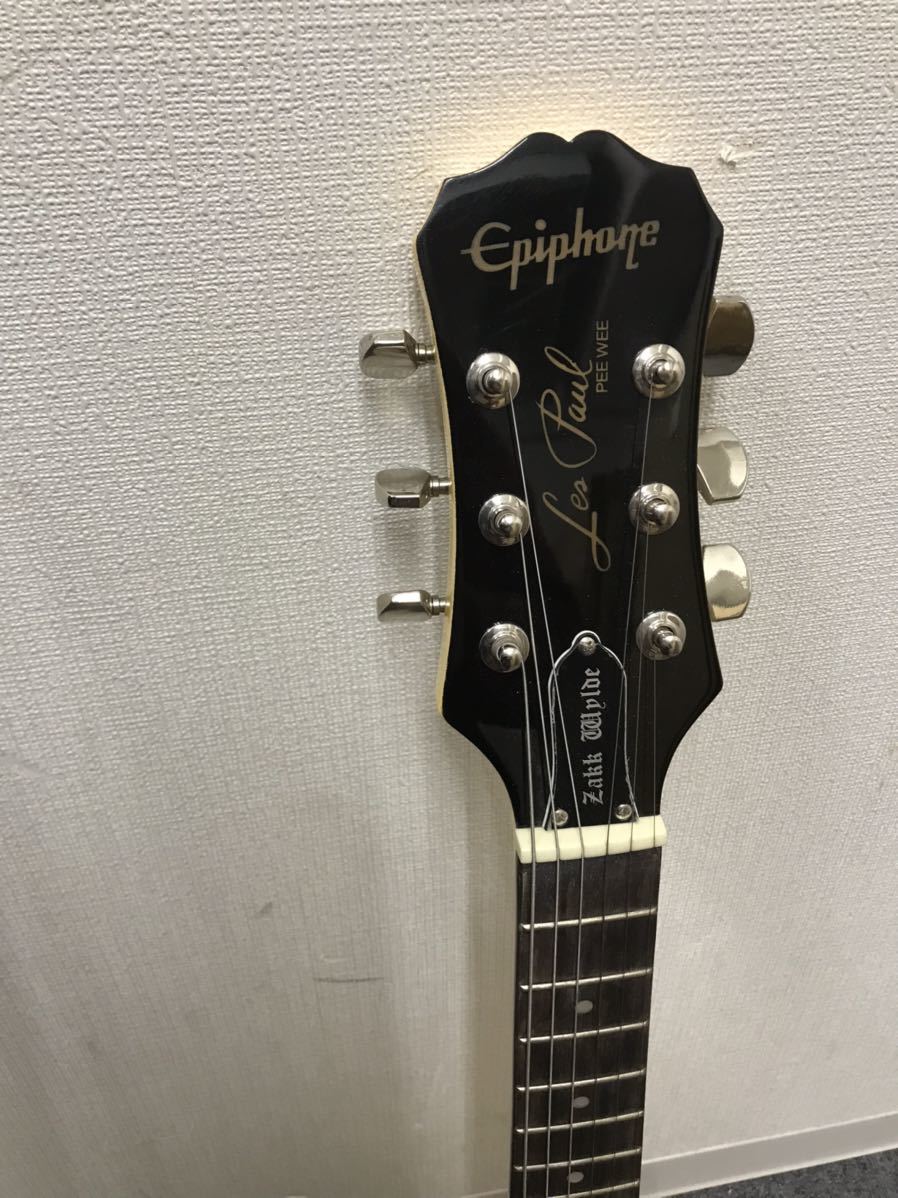 【a1】 Epiphone les paul pee wee Zakk Wylde エピフォン ミニギター y3524 1303-37_画像2