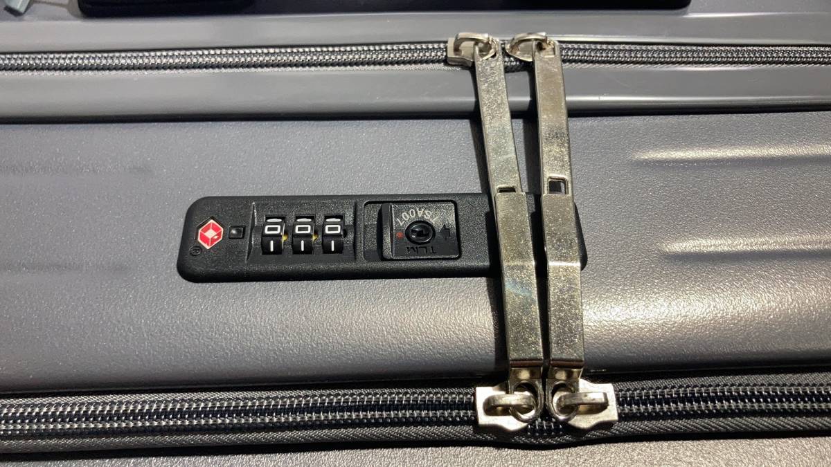 スーツケース USBポート付き キャリーケース Mサイズ キャリーバッグ フロントオープン 軽量設計 大容量 多収納ポケット sc172-24-gy_画像6