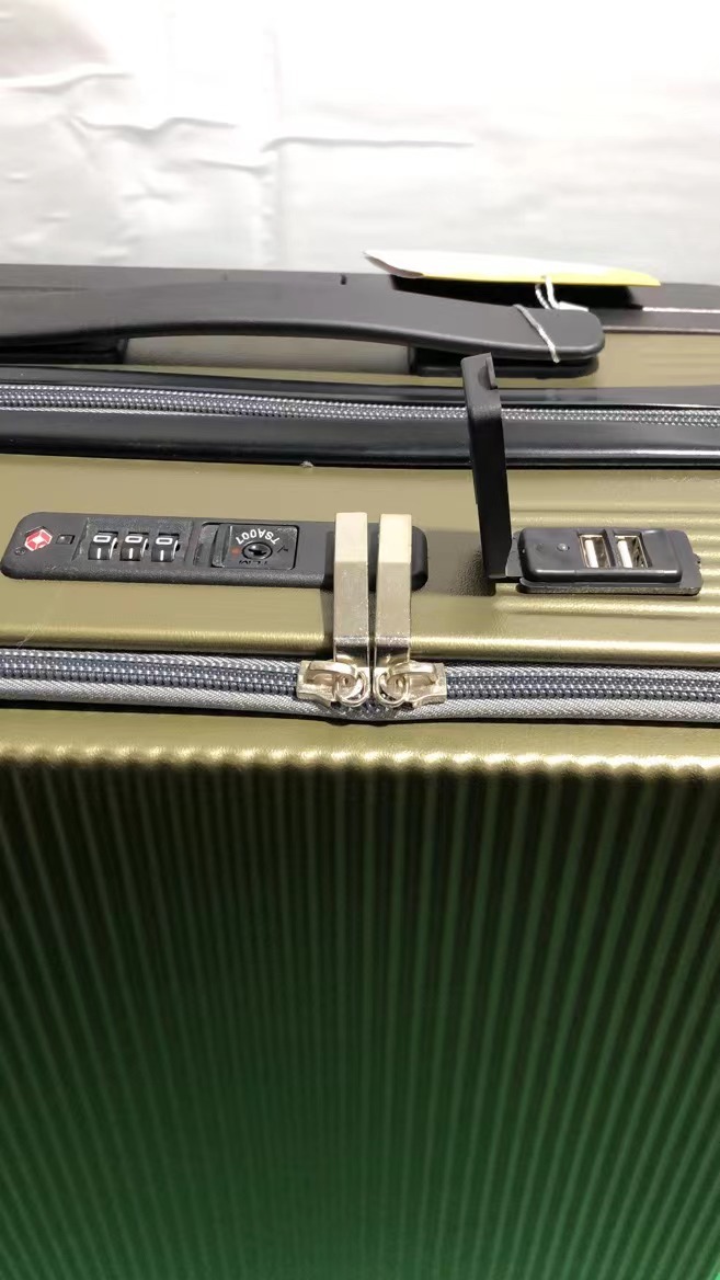 前開き スーツケース Mサイズ カーキ  キャリーバック キャリーケース SC178-24-NEW-KK MCの画像7