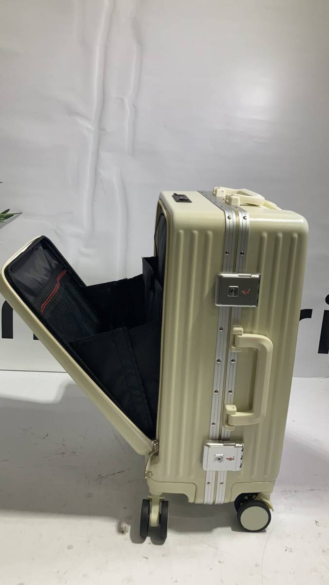 スーツケース キャリーバッグ Sサイズ 色: ホワイト sc816-20-WH _画像8