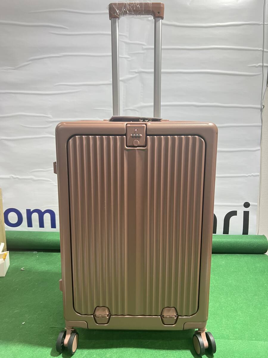 スーツケース キャリーケース キャリーバッグ Mサイズ sc301-24-rg TC367 ローズゴールド_画像1