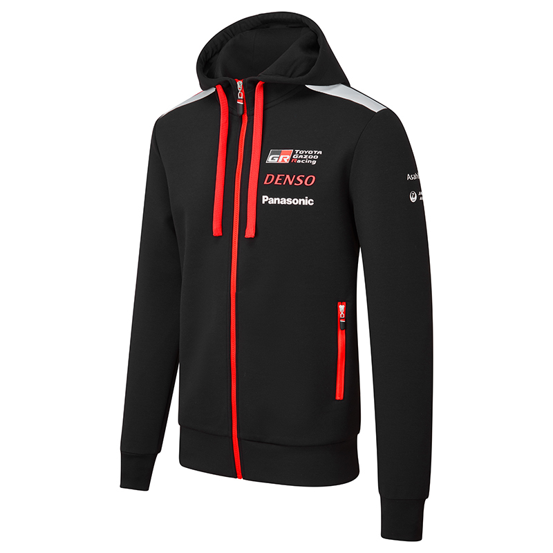 【Motorsports】 TOYOTA GAZOO RACING ジップアップパーカー ZIP Hoodie サイズXL_画像2