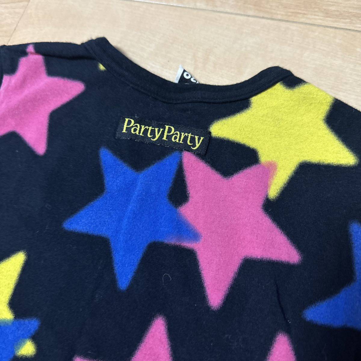 partypartyパーティパーティ　重ね着風長袖TシャツロンT120 男女OK 女の子　男の子　キッズ　子供服　JAM アメカジ　派手系_画像7