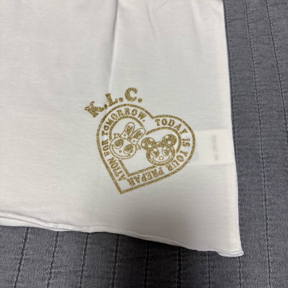 新品KLCケーエルシー　ラメプリ半袖Tシャツ　130 女の子　キッズ　子供服_画像8