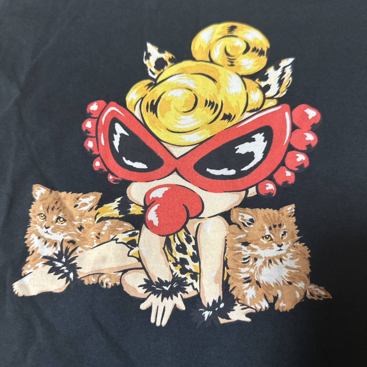 新品ヒステリックミニ ヒョウミニーちゃん半袖Tシャツ140 定価 新品ヒステリックミニ ヒョウミニーちゃん半袖Tシャツ140 定価
