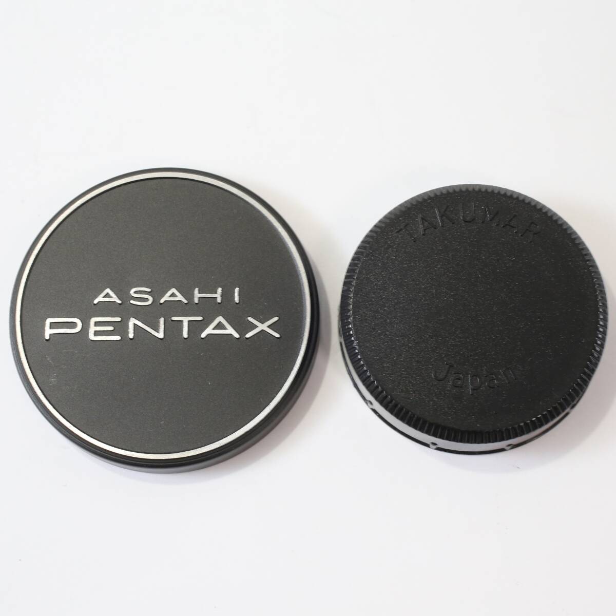 ペンタックス PENTAX メタル レンズキャップ 前後 セット Super-Takumar 55mm F1.8 M42 等 （内径51mm/フィルター49mm) (V220)_画像1