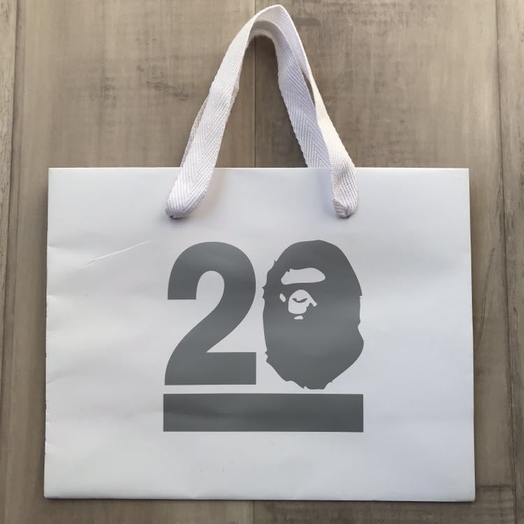 NW20周年 ショッパー a bathing ape bape エイプ ベイプ アベイシングエイプ ショップ バッグ_画像1