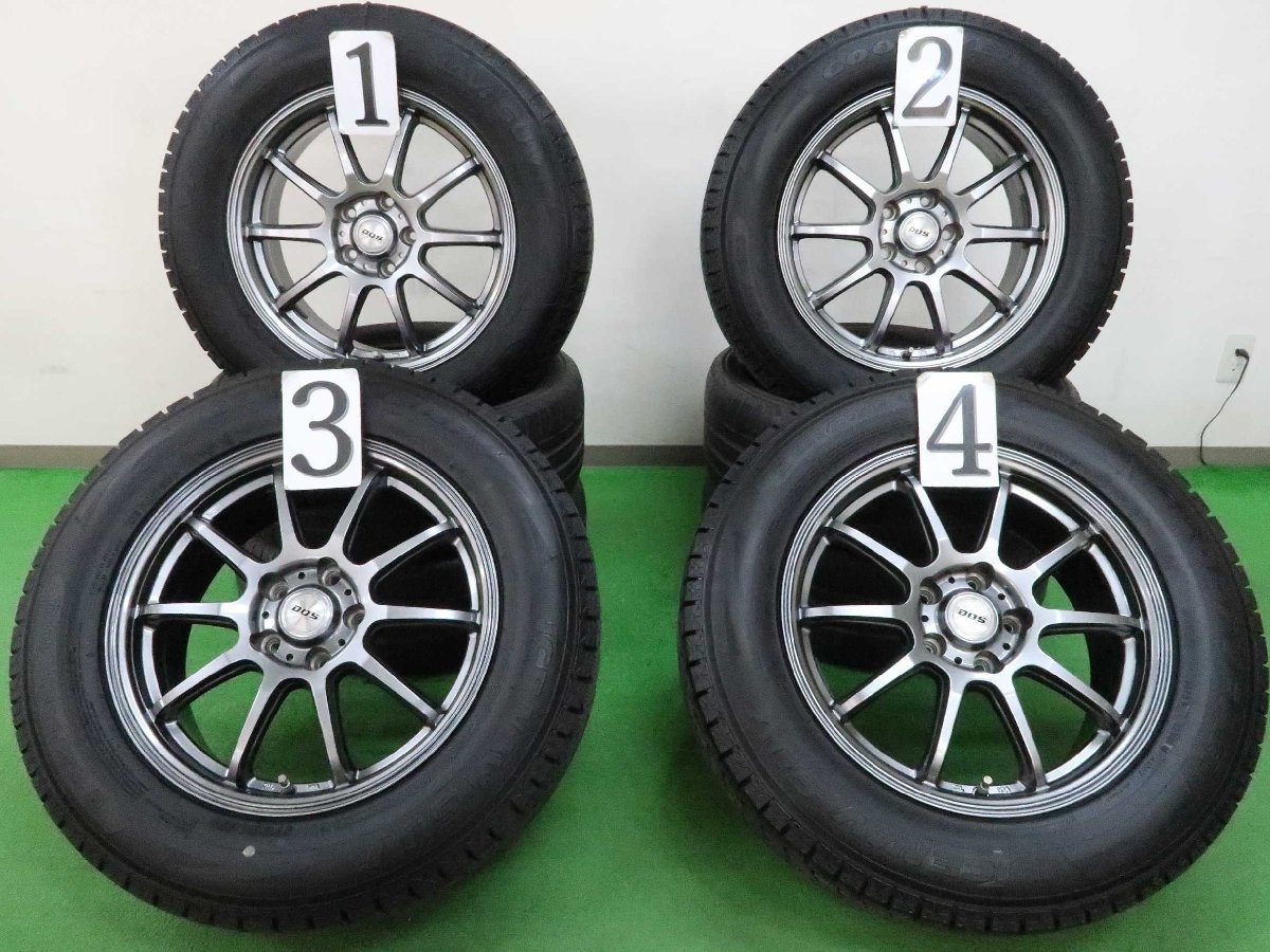 4本 DOS 17インチ 7J +38 114.3 スタッドレス グッドイヤー アイスナビ SUV 2020年 225/65R17 ハリアー RAV4 エクストレイル NX CX-5 CX-8