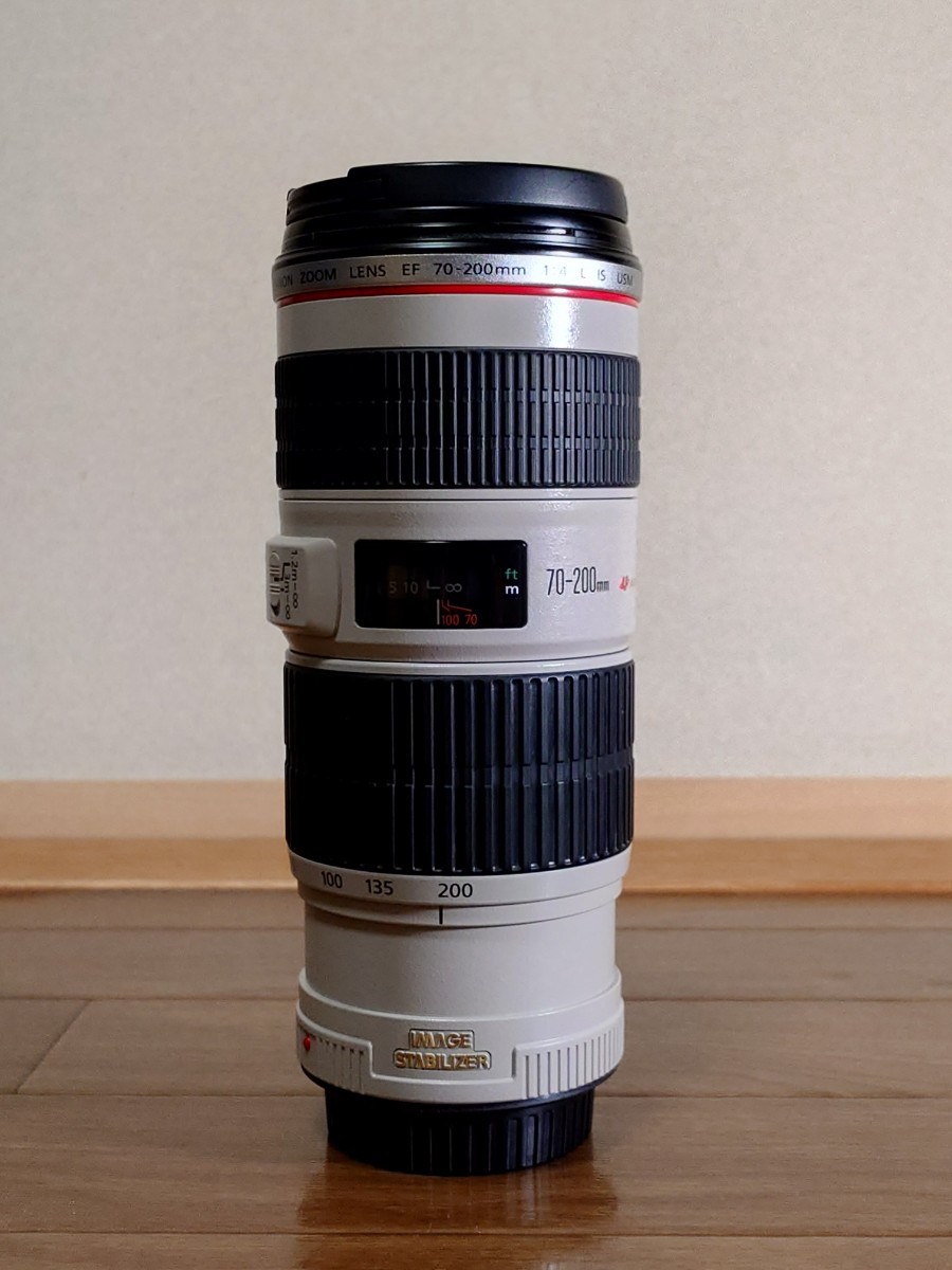 ★超美品★おまけ付き キヤノン CANON EF 70−200 F4L IS USM おまけでフードの予備付き(通常付属品にプラスです。)_画像3