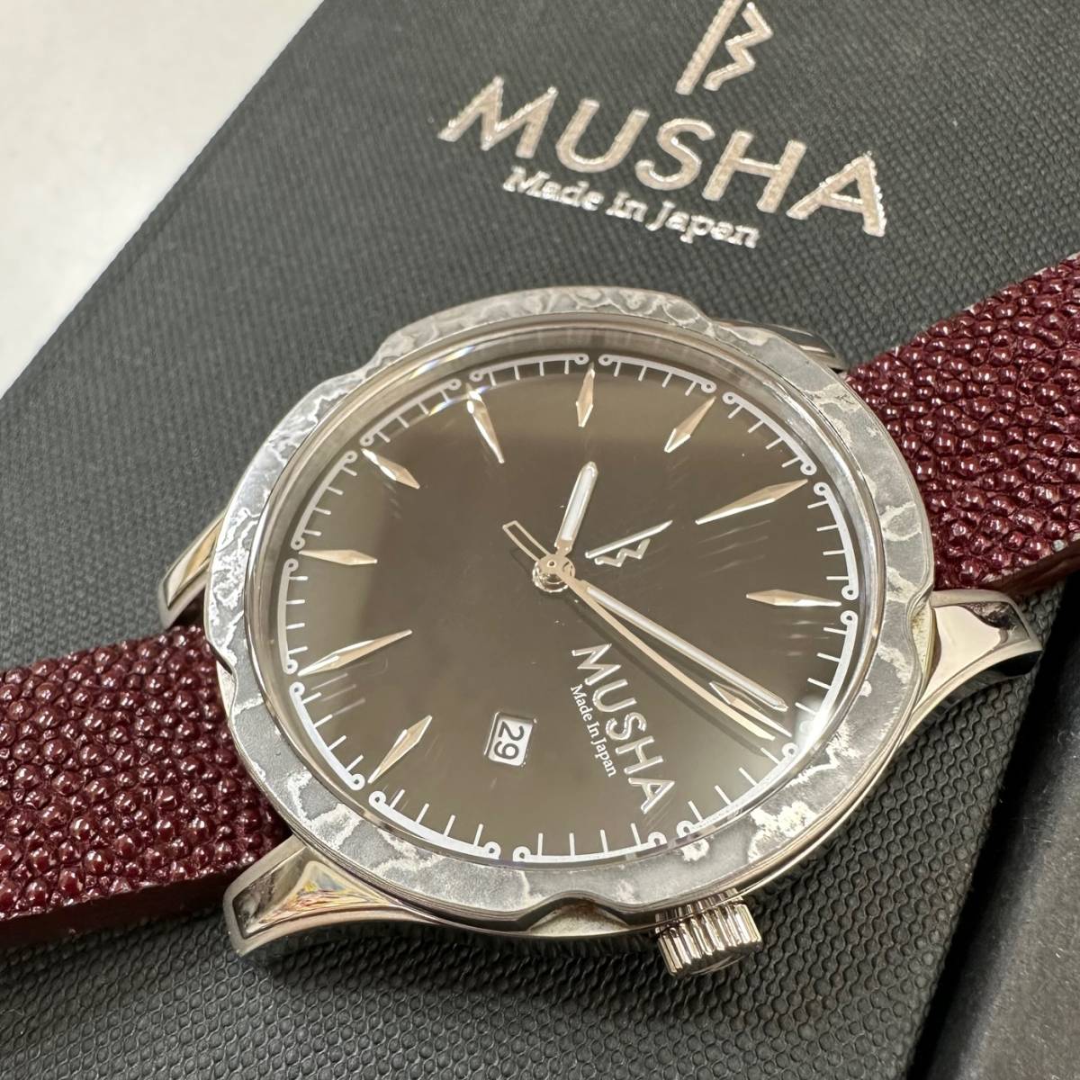 Yahoo!オークション - MUSHA Nobunaga Damascus ウォッチ Yahoo!オークション - MUSHA Nobunaga Damascus ウォッチ