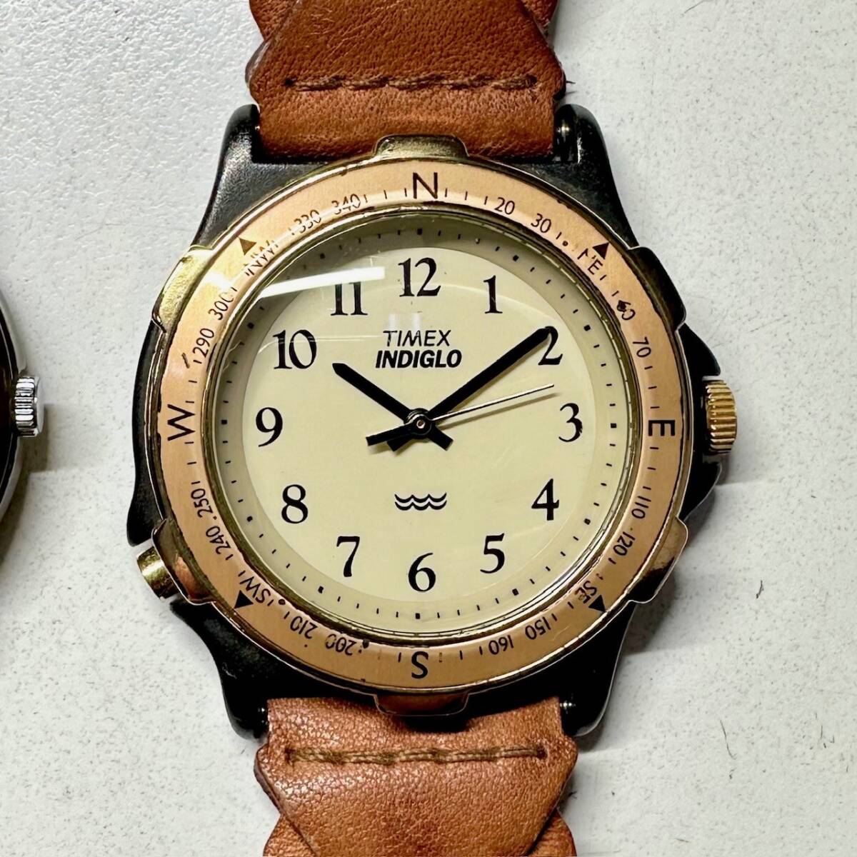 【TIMEX 腕時計まとめて4本】タイメックス INDIGLO WR30/EXPEDITION WR50M/395LA CELL/376MA CELL_画像6