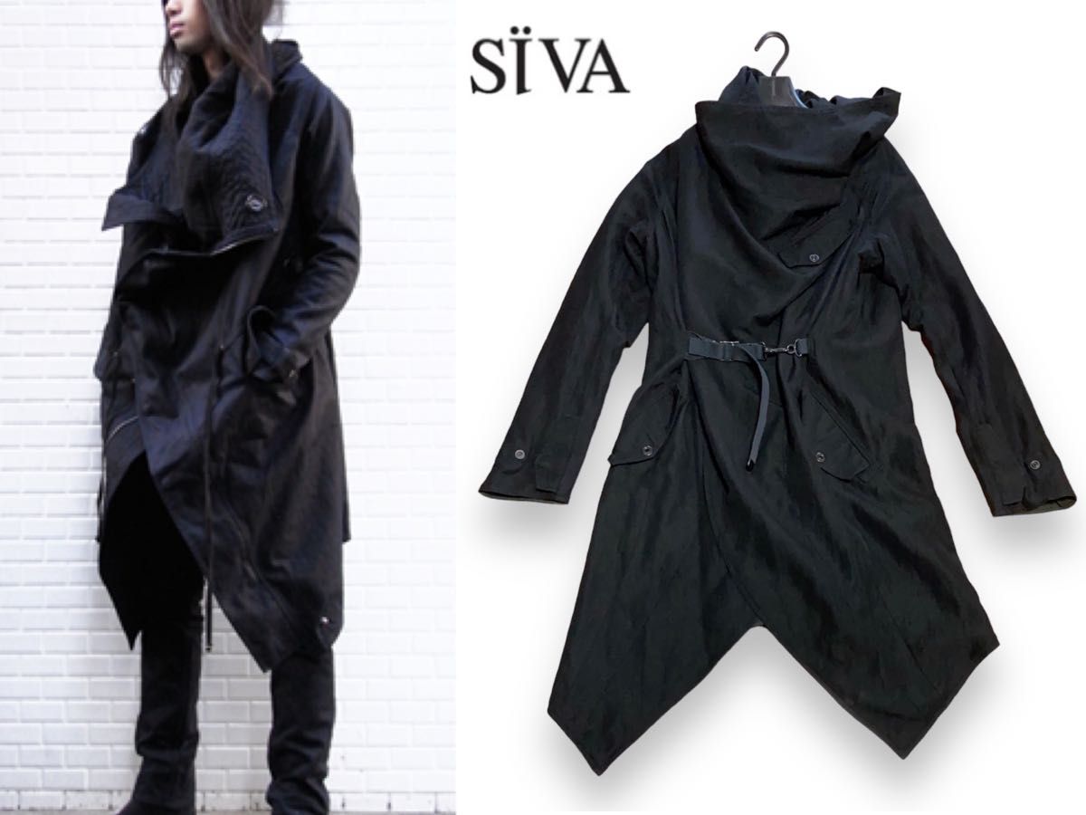【美品】SIVA/2010AW MONASTERY N3B FIELフィールド ジャケット コート/黒/定価78750円