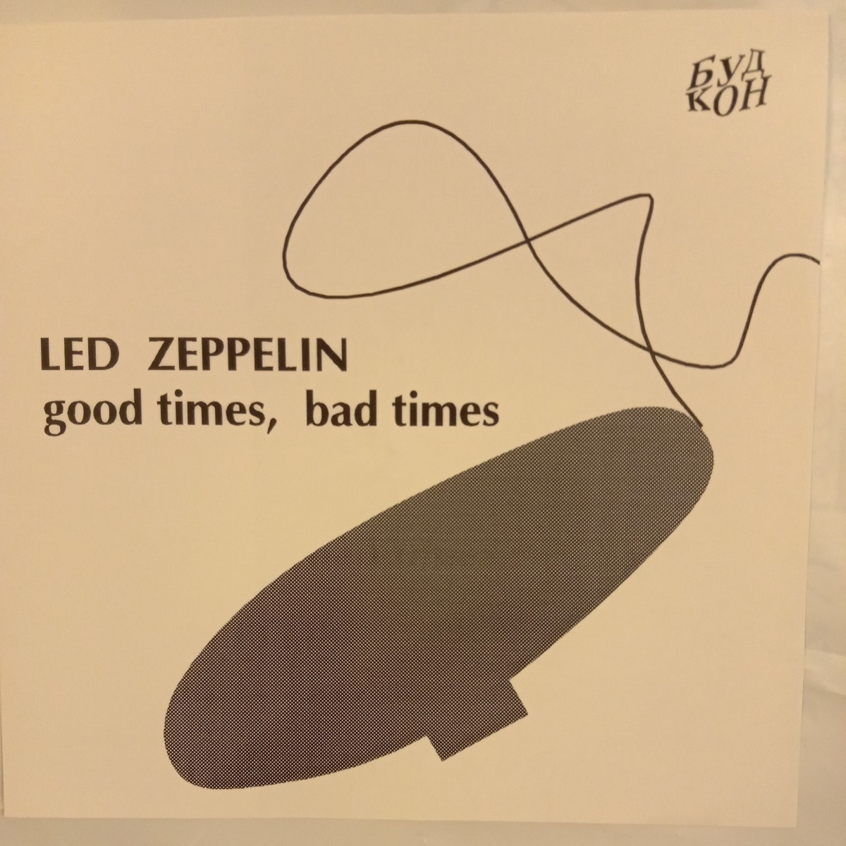 led zeppelin good times bad times レッド・ツェッペリン 7inch flex sheet ソノシート vinyl レコード アナログ lp record シングル の画像3