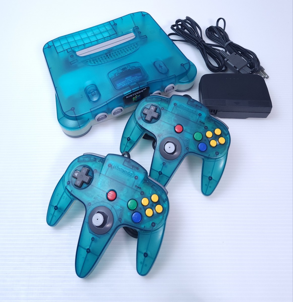 動作品 任天堂 ニンテンドー N64 NINTENDO 64 クリアグリーン 動作品 任天堂 ニンテンドー N64 NINTENDO 64 クリアグリーン