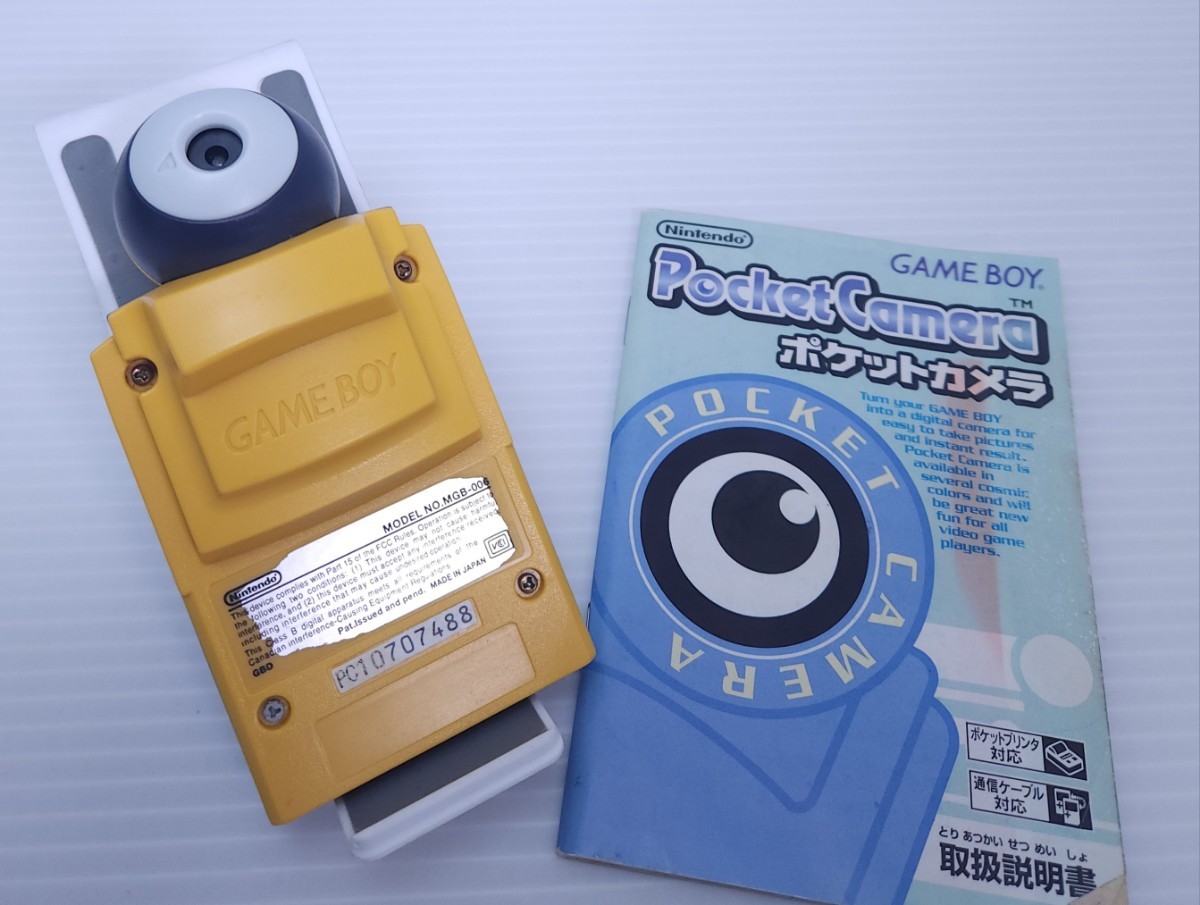 GB Nintendo Game Boy карман камера желтый MGB-006 nintendo Pocket Camera человек тонн doGAME BOY игра soft работоспособность не проверялась (M-5)