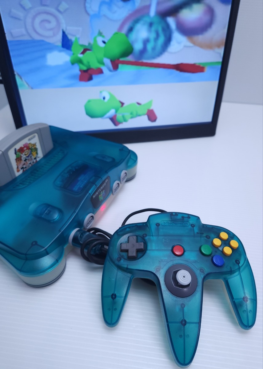 動作品 任天堂 ニンテンドー N64 NINTENDO 64 クリアグリーン 動作品 任天堂 ニンテンドー N64 NINTENDO 64 クリアグリーン