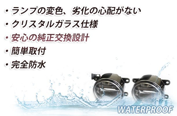 LEDデイライト内蔵★プロジェクターフォグランプ フィットハイブリッド GP5 白 2個セット ライトキット ユニット 本体 後付け 交換