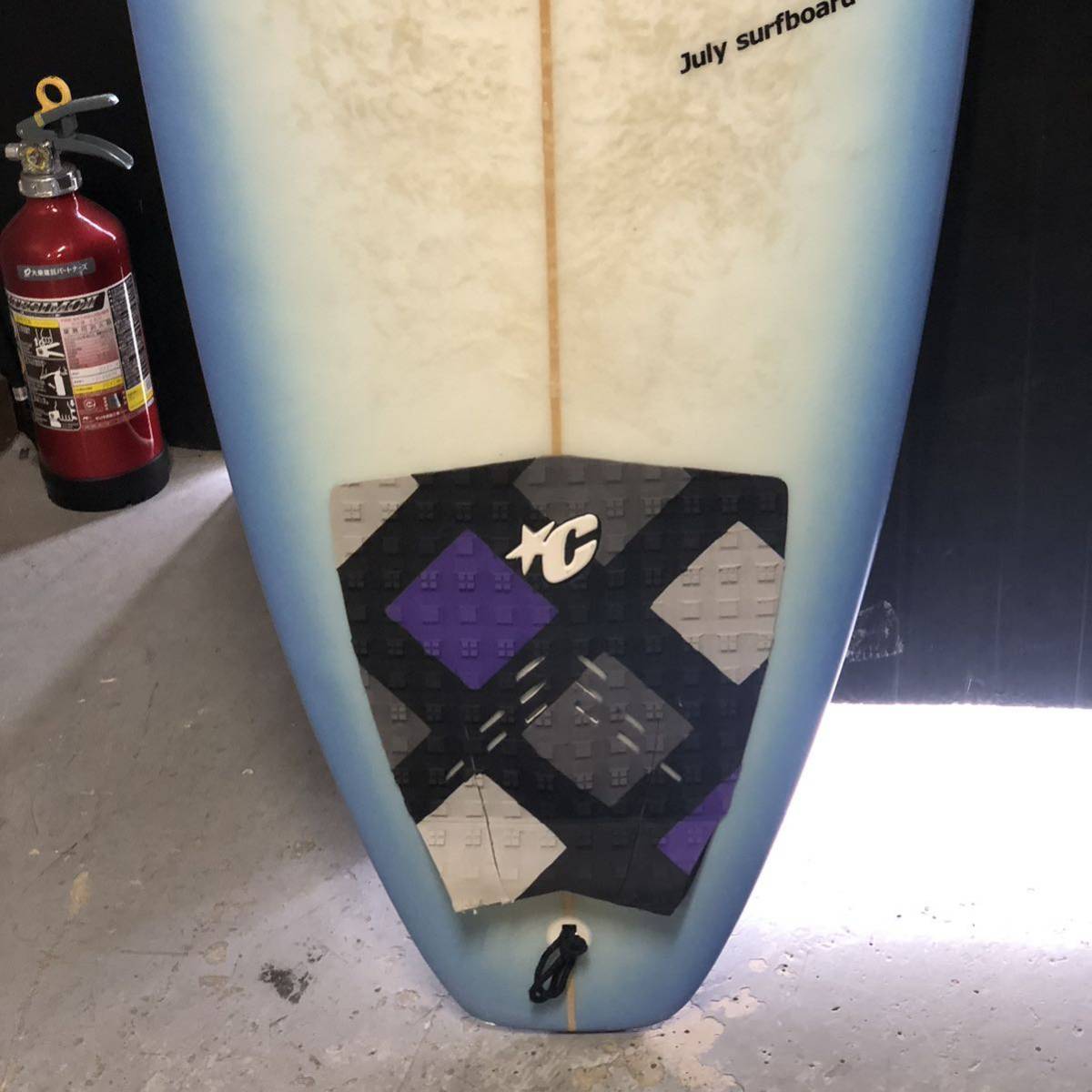 【引取限定】 JUL July surfboard サーフボード 約220cm BlackmStix 2.0 V2 FAM1 サーフィン ミドル 現状品 ジャンク品_画像5
