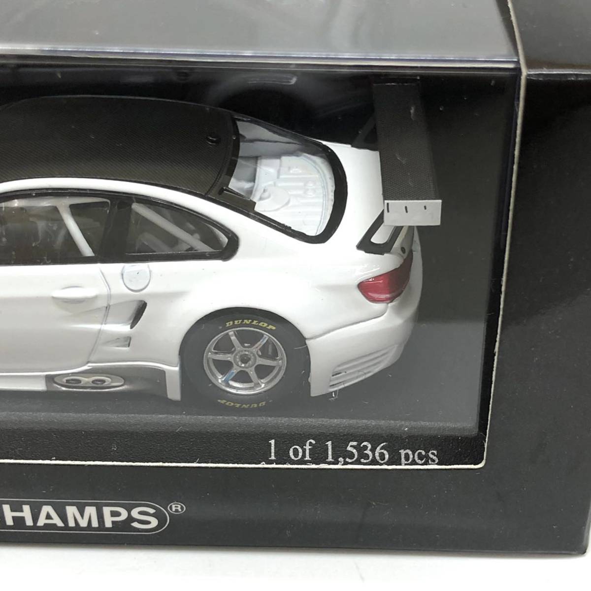 ⑩ MINICHAMPS BMW M3 GT2 2009 White 1/43 ミニチャンプス ミニカー _画像6