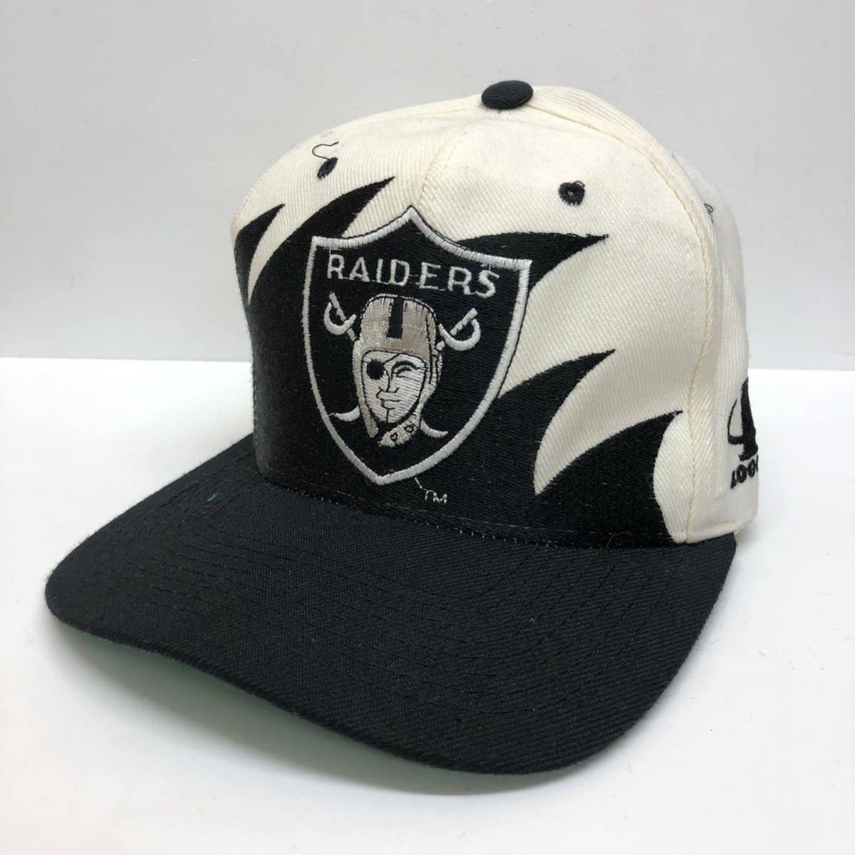11 NFL ロサンゼルス・レイダース LOGO ATHLETIC PRO LINE オールド キャップ 帽子 フリーサイズ_画像1