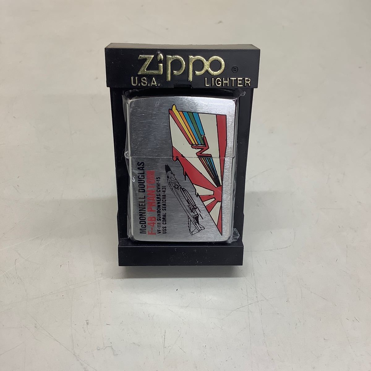 ② ZIPPO ジッポ F-4B PHANTOM 現状品 未使用長期保管品 着火未確認_画像1