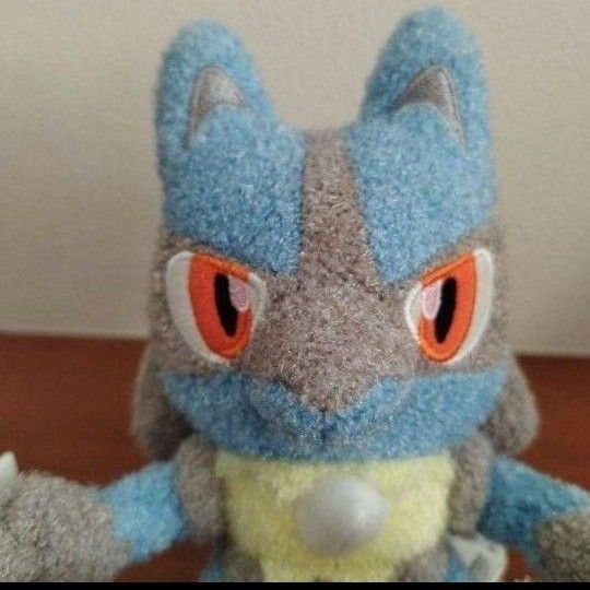 ポケモン ぬいぐるみルカリオ　アドバンスジェネレーション　やわらかポケモンぬいぐるみ2　絶版品　2005年限定　希少　レア