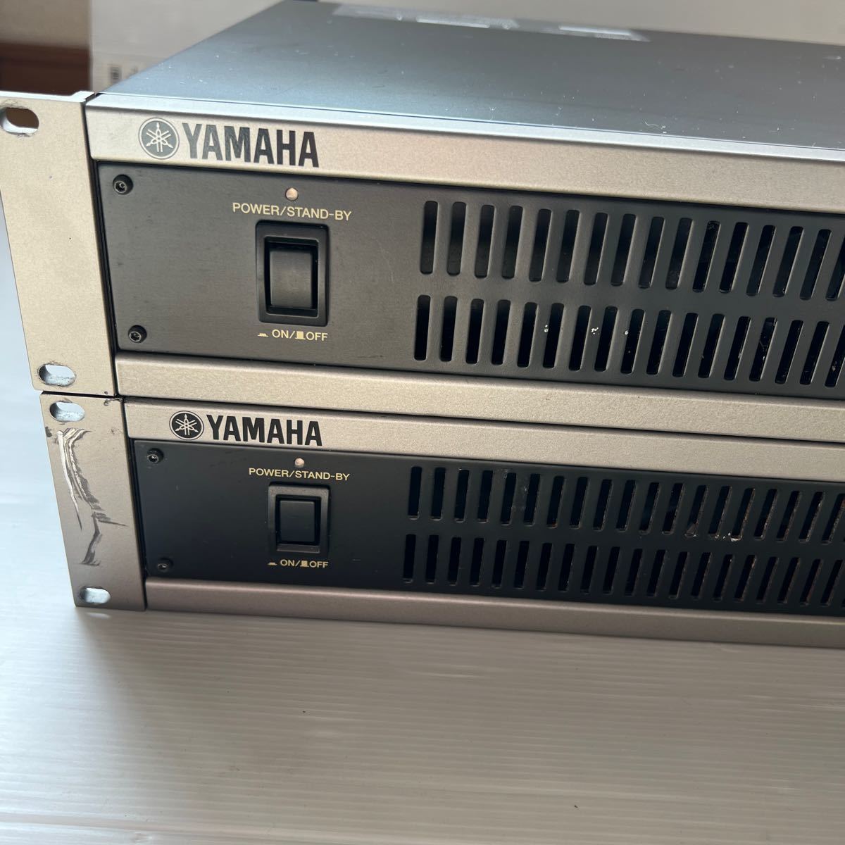 YAMAHA XM4080 業務用4chパワーアンプ/マルチチャンネルアンプ ヤマハ 2点セト　通電確認_画像2