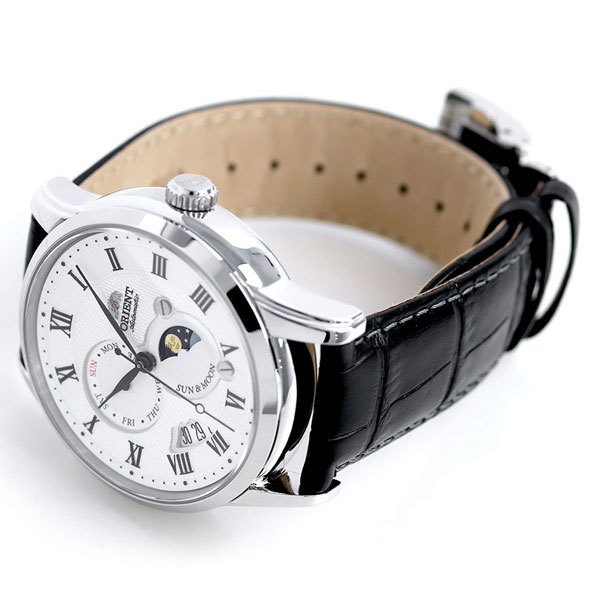 オリエント クラシック サン＆ムーン 42.5mm 自動巻き RN-AK0005S 腕時計