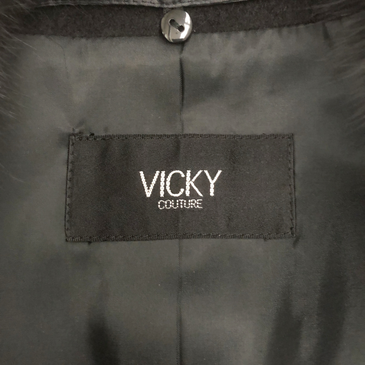 VICKY Vicky [lay3558M] Anne gola. long coat lady's 2304-46054-2 5103571-00 black BLK black MR
