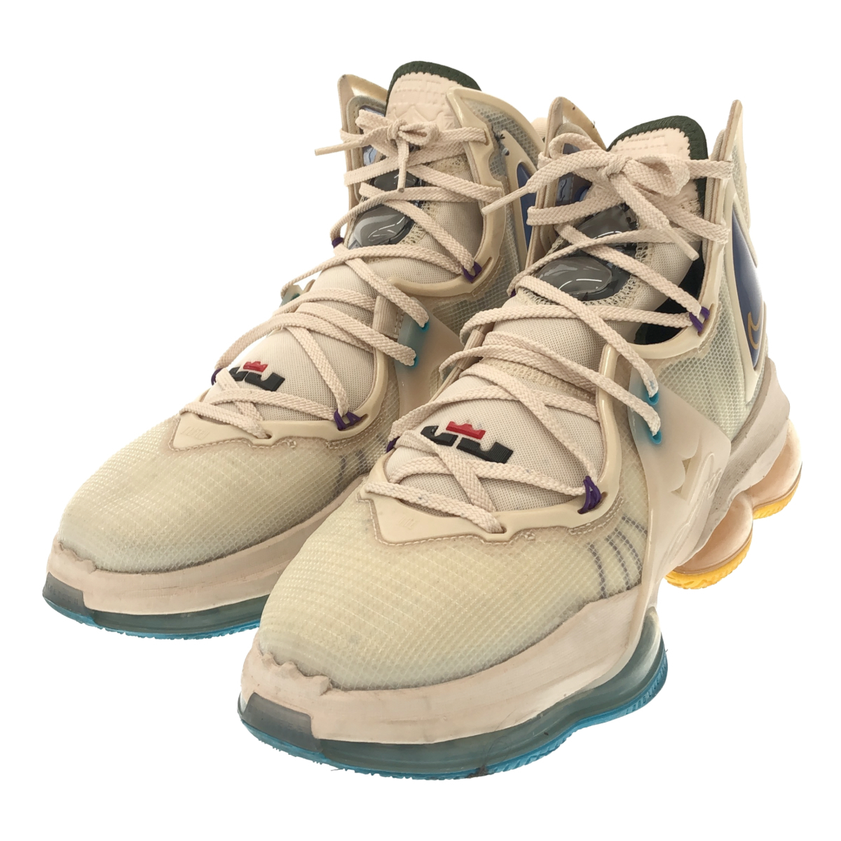 NIKE ナイキ 【men998D】 22SS LEBRON 19 MINNEAPOLIS LAKERS DC9339-200 28cm レブロンジェームス スニーカー バスケシューズ メンズ HM