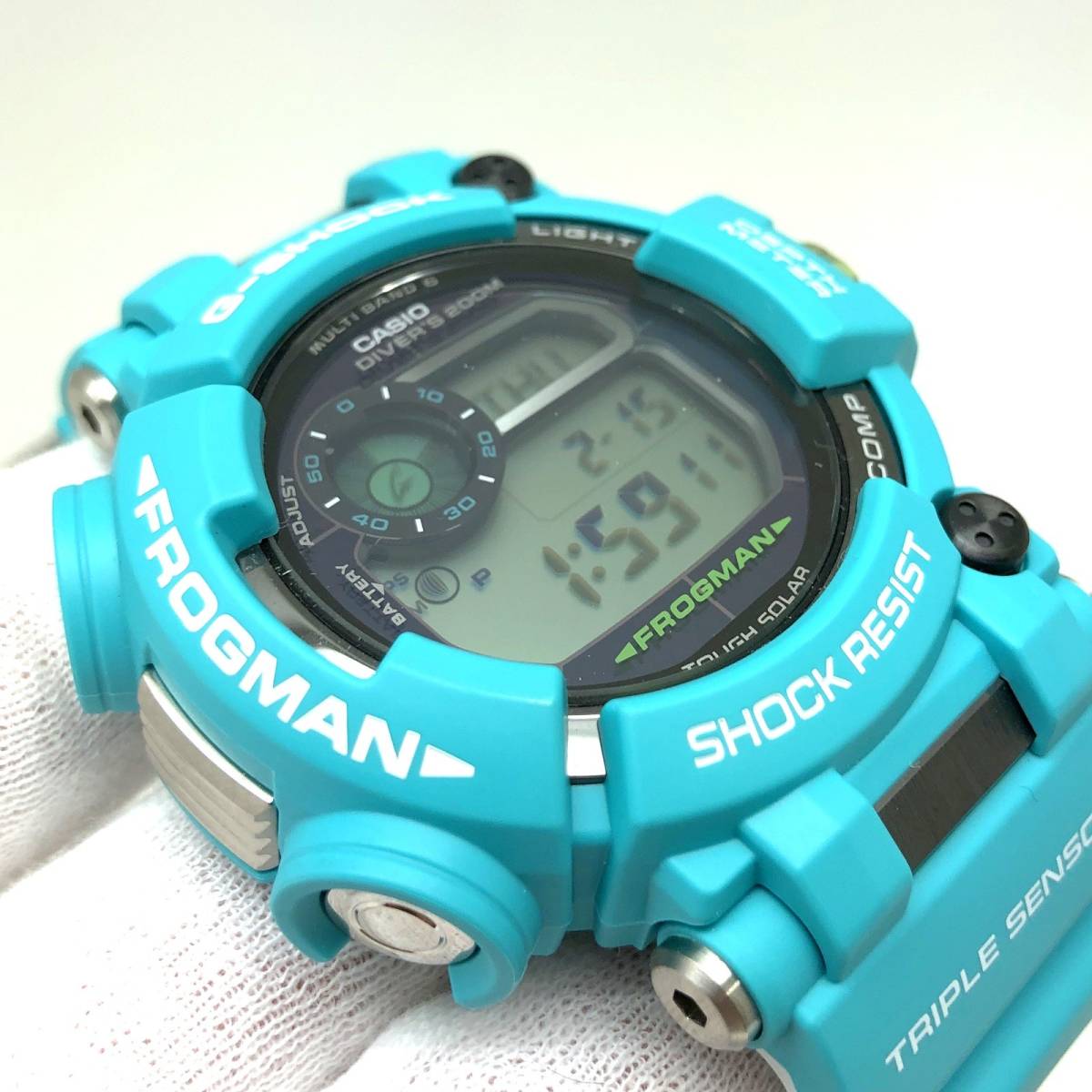 未使用品 G-SHOCK ジーショック CASIO カシオ 腕時計 GWF-D1000MB-3JF フロッグマン FROGMAN マスターインマリンブルー 【ITRJOGB4LQBU】の画像4